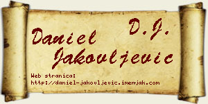 Daniel Jakovljević vizit kartica